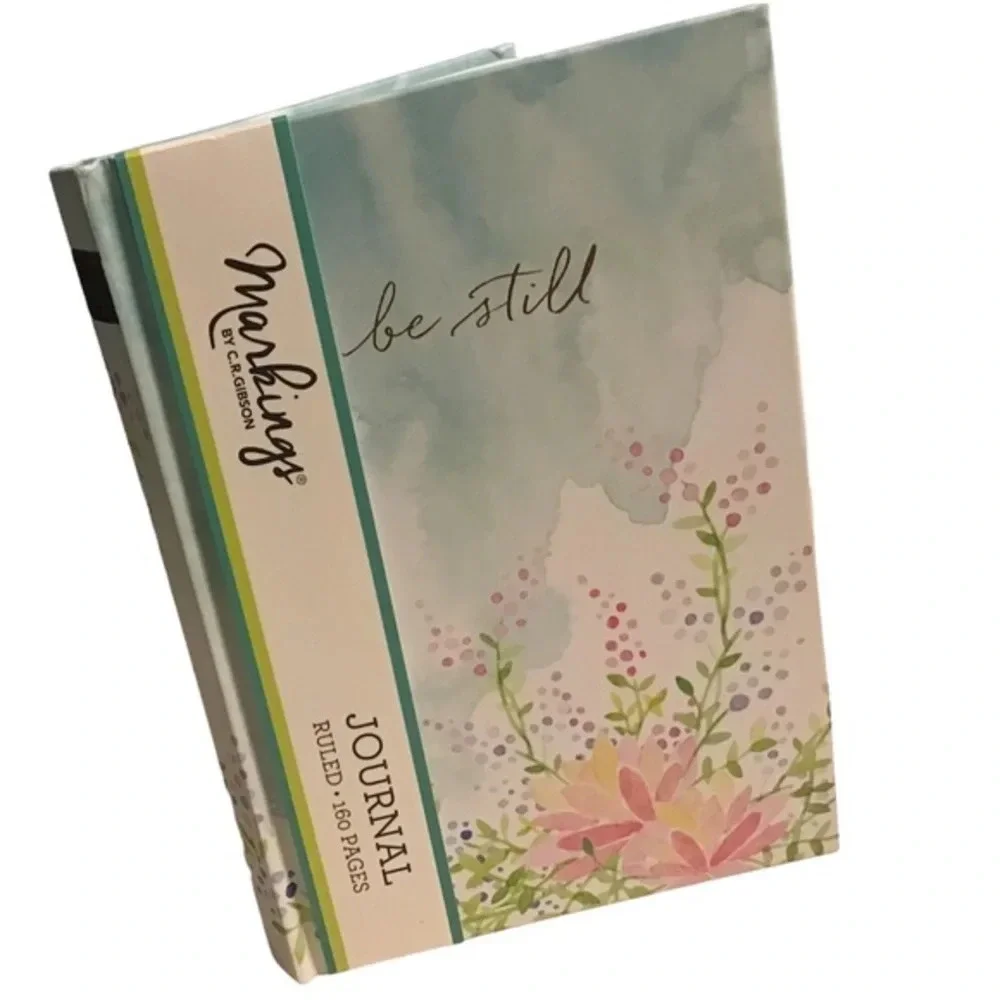 “Be Still” Floral Journal